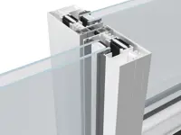 WG 100 Slimline skydedørsparti