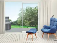 WG 100 Slimline skydedørsparti