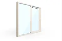 WG 100 Slimline skydedørsparti