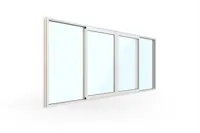 WG 100 Slimline 4-delt Facadeparti