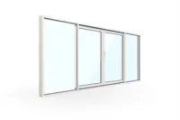 WG 100 Slimline 4-delt Facadeparti