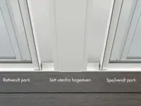 WG 40 skydedørsparti
