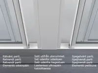 WG 62eco Dør 3-delt