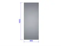 Sideglas Maxi Mur 43 cm