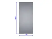 Glas til tag og side, hærdet 4 mm (Euro-Serre)