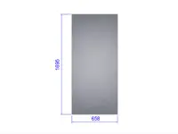 Dør glas Green Room Classic/Square