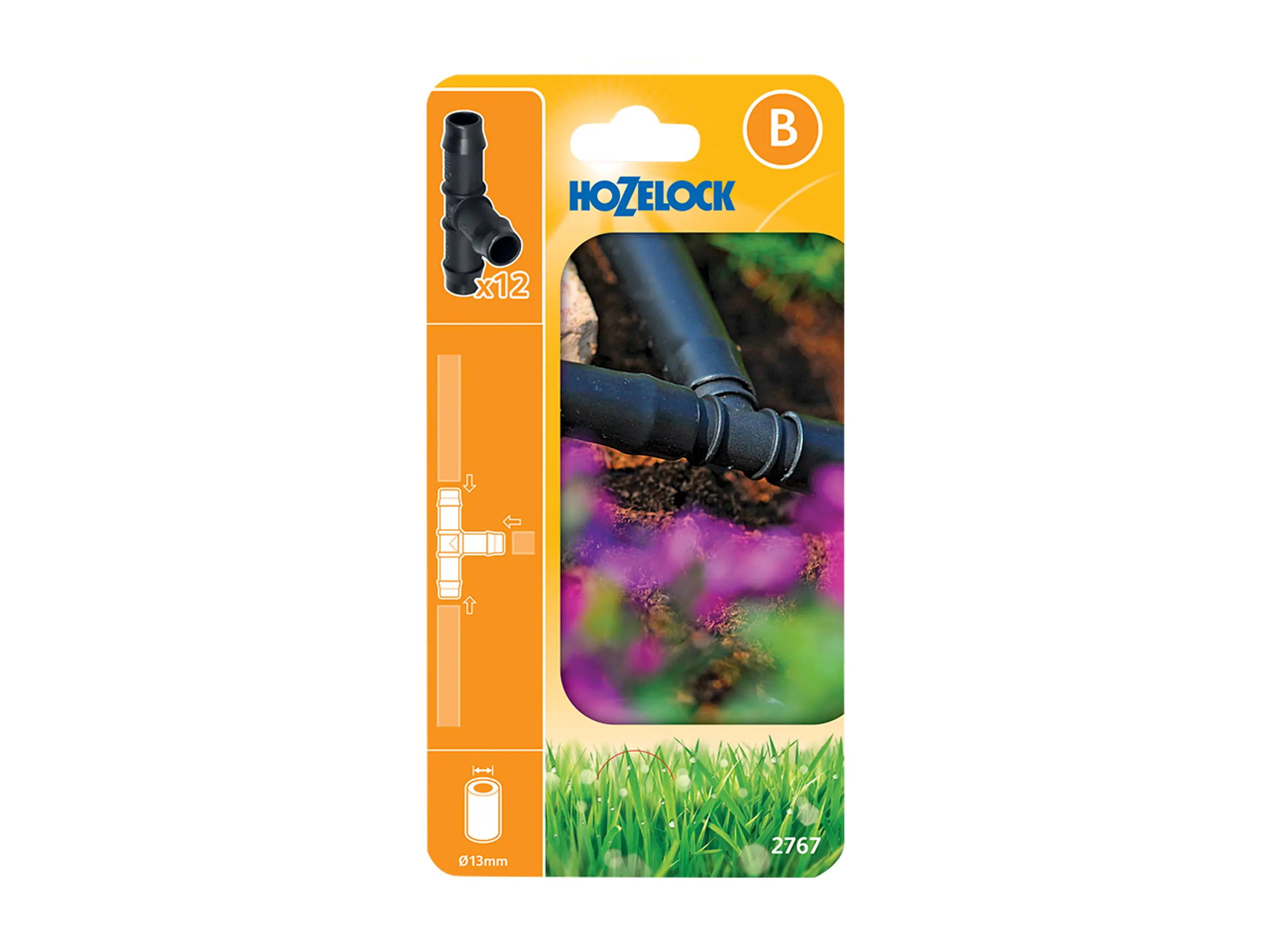 Hozelock T-kobling 13 mm