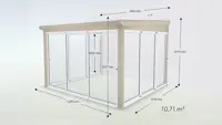 Udestue Halvtag Basic Glas