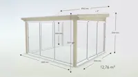 Udestue Halvtag Basic Glas