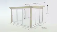 Udestue Halvtag Basic Glas