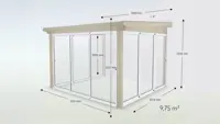 Udestue Halvtag Basic Glas