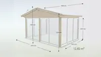 Udestue Sadeltag Basic Glas