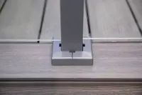 Aluminum - Låg til stolpefod