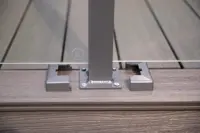 Aluminum - Låg til stolpefod